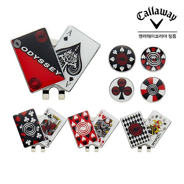  [캘러웨이코리아정품] 캘러웨이 2020 OD FOURCARD BALL MARKER(포카드 볼 마커) 볼마커[4COLORS][남녀공용]