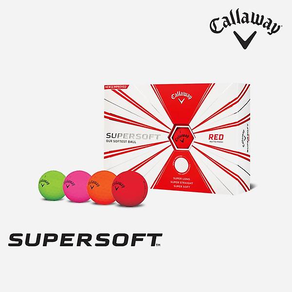 [캘러웨이/슈퍼소프트] [캘러웨이코리아정품]2019 캘러웨이 슈퍼소프트(SUPER SOFT) 골프볼/골프공[2피스/12알][6COLORS]