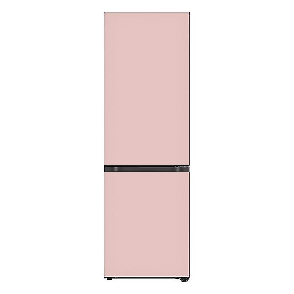 [LG전자/Q342GPP153S] 모던엣지 냉장고 오브제컬렉션 글라스 핑크핑크 344L