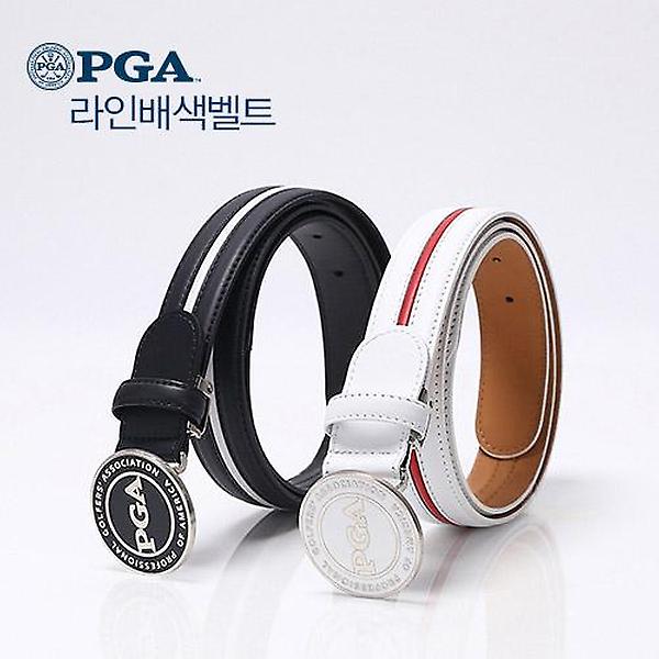  PGA 라인 배색 골프벨트 PG0LBT53