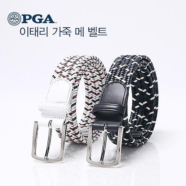  PGA 이태리 가죽 메쉬 골프벨트 PG0MBT07