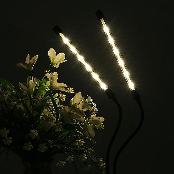 [도매토피아/쑥쑥 광합성 LED 식물등(] 쑥쑥 광합성 LED 식물등(2스틱) (웜색) 다육이 조명