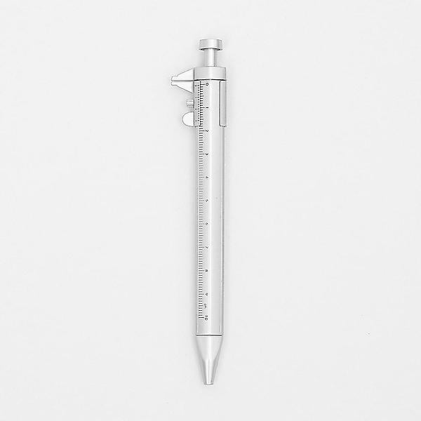 [도매토피아/버니어 캘리퍼스 디자인 볼펜] 버니어 캘리퍼스 디자인 볼펜 10p세트 검정색펜