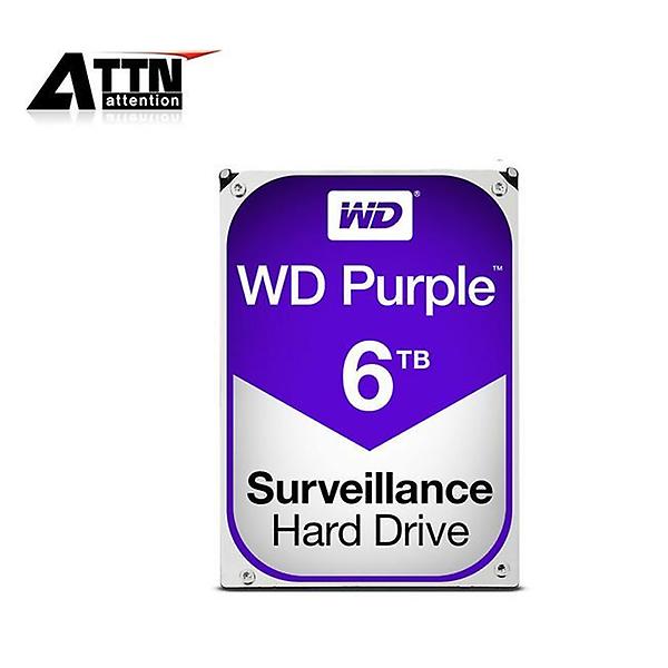 [ATTN/OPN001] [WD] Purple 3.5 HDD 6TB (3.5HDD/SATA3/5400rpm/64M)