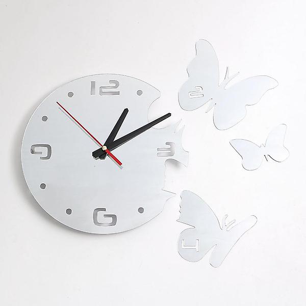 [도매토피아/살랑나비 DIY 붙이는 벽시] 살랑나비 DIY 붙이는 벽시계 월데코 인테리어시계