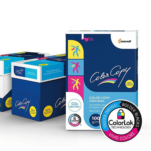  몬디 ColorCopy 복사용지 A4용지 100G 2500매 백색 ColorLok 특수표면 정밀평탄도 탄소중립