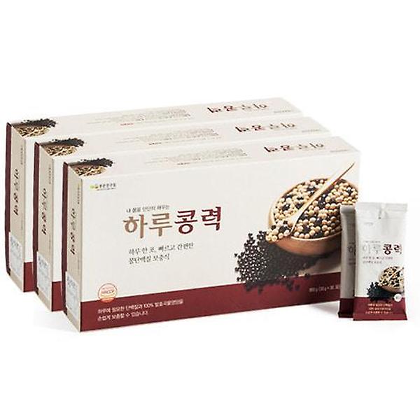  푸른친구들 하루콩력 3박스 (30g X 90포) 단백질보충 곡물 발효 영양식 효소