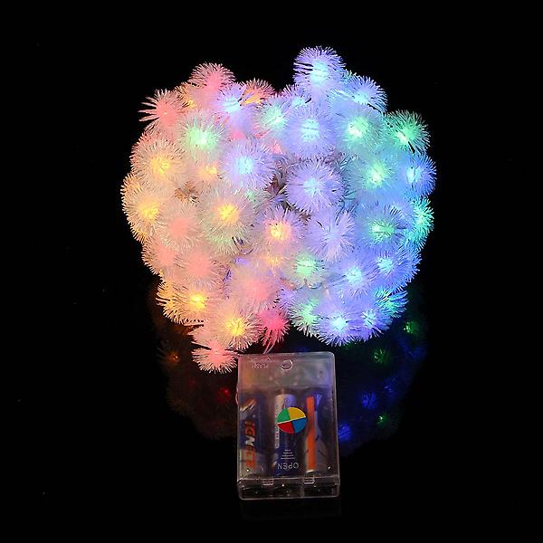 [도매토피아/TREE-00001] 샤인무드 LED 100구 눈송이 가랜드 전구 와이어 조명