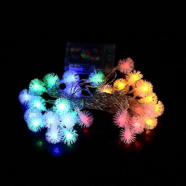 [도매토피아/TREE-00001] 샤인무드 LED 30구 눈송이 가랜드 전구 컬러 줄조명