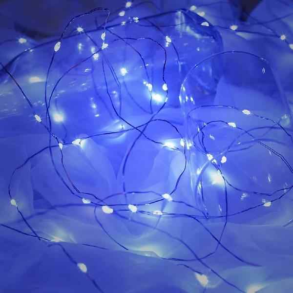 [도매토피아/TREE-00001] 포스원 LED 200구 태양광 반딧불 전구 20m 와이어조명