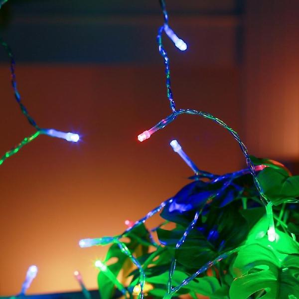 [도매토피아/TREE-00001] 샤인무드 LED 50구 투명선 피켓 전구 컬러 응원 트리