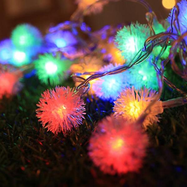 [도매토피아/TREE-00001] 샤인무드 LED 20구 눈송이 가랜드 전구 컬러 줄조명