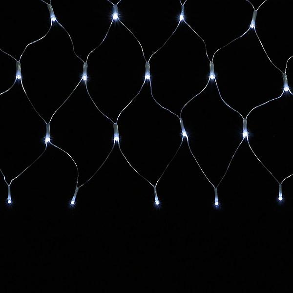 [도매토피아/TREE-00001] 오스타 LED 200구 투명선 그물전구 백색 네트 조명