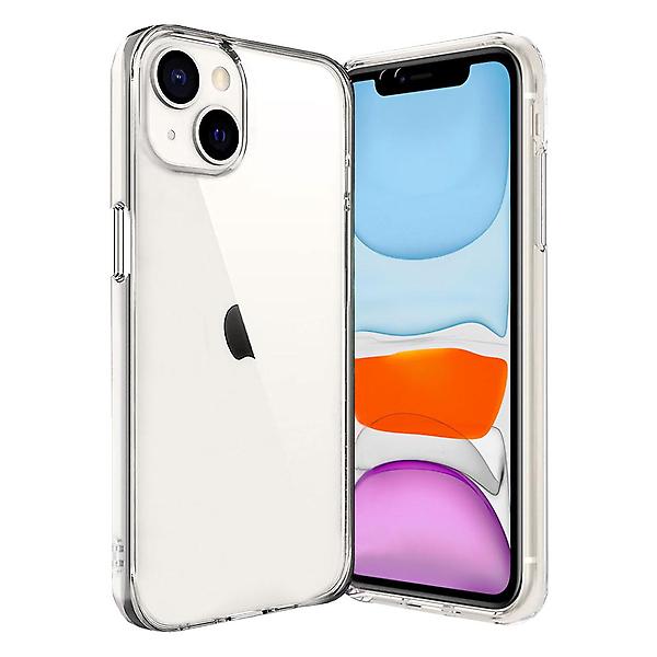 [하푼/HK-00001] 아이폰15 크리스탈 풀커버 투명 젤리 슬림 케이스