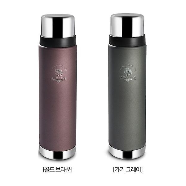  아폴로 스텐 진공 보온병 500ml 골드브라운 (EL1540)