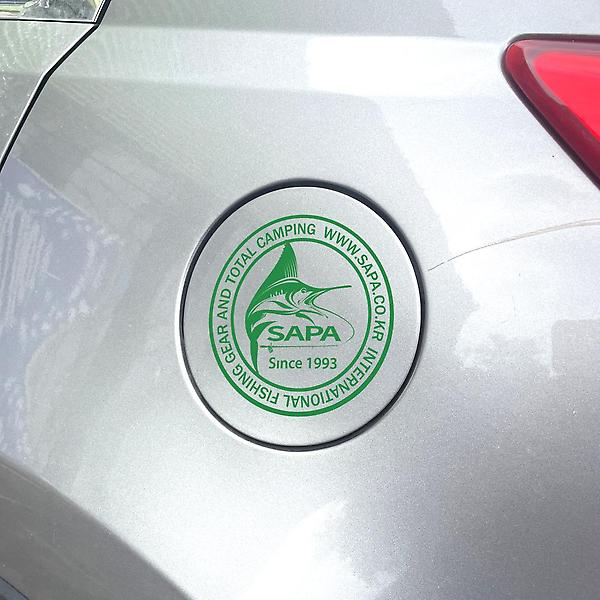  싸파 엠블럼 튜닝 로고 스티커 선택 낚시 데코 커스텀