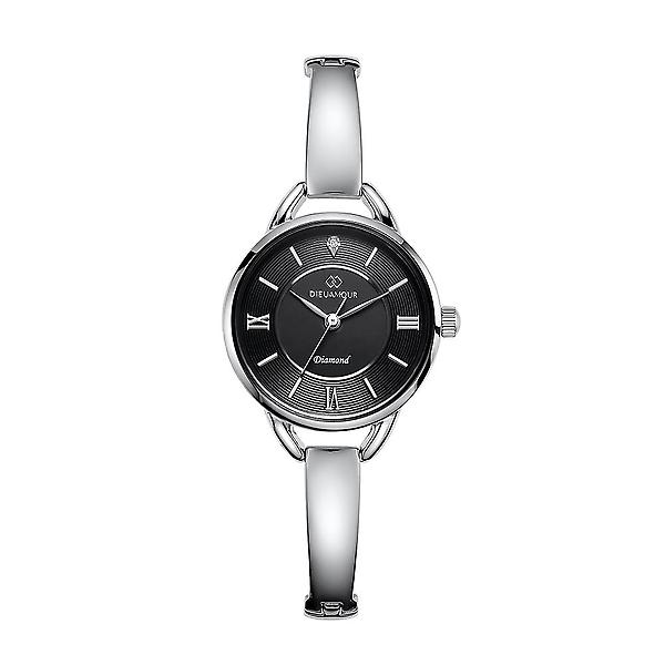 [디유아모르/디유아모르 여성 메탈밴드시계] 디유아모르 여성 메탈밴드시계 DAW3502M-SB 다이아몬드 시계