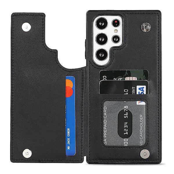 [하푼/HK-00001] 갤럭시 노트10플러스 버튼 카드 수납 레더 케이스