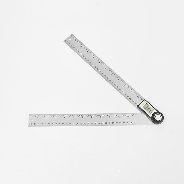  360도+30cm 디지털 각도기 산업용 스틸자 각도측정기