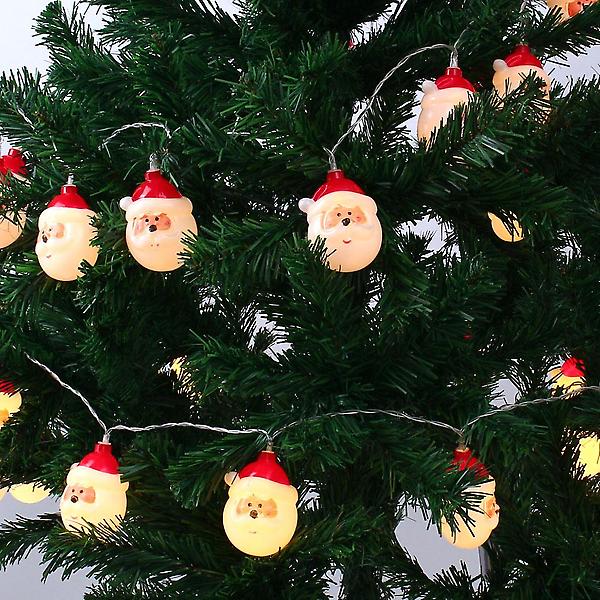 [도매토피아/TREE-00001] 40구 LED 산타 가랜드 전구(웜색) 6M 크리스마스조명