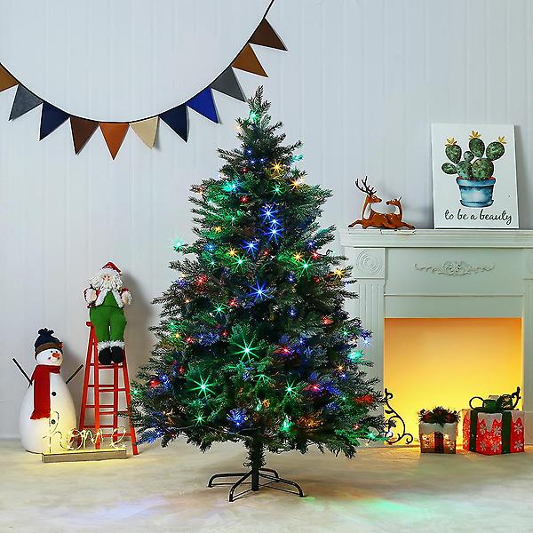 [도매토피아/TREE-00003] 150cm LED 전나무 혼합 트리세트(칼라) 0359/A전구