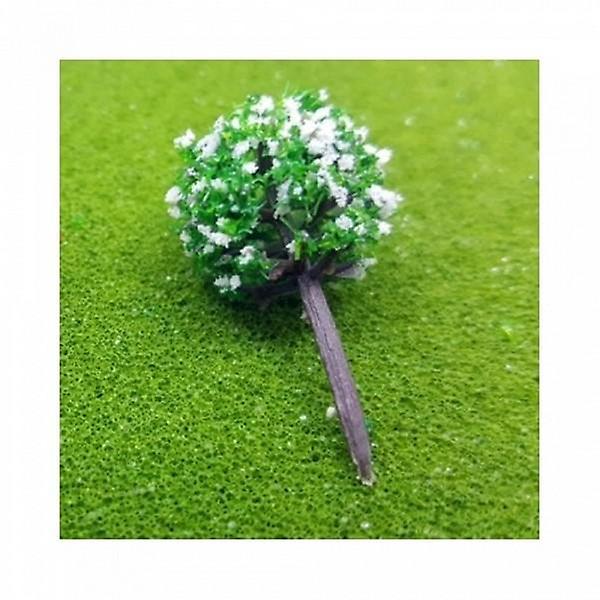 [오피스큐/OQ-00001] 큐화방 모형 꽃나무 (3cm) 화이트 (5P)