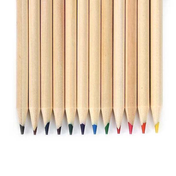 [도매토피아/짱구 12색 원목 색연필세트] 짱구 12색 원목 색연필세트/ 컬러링색연필