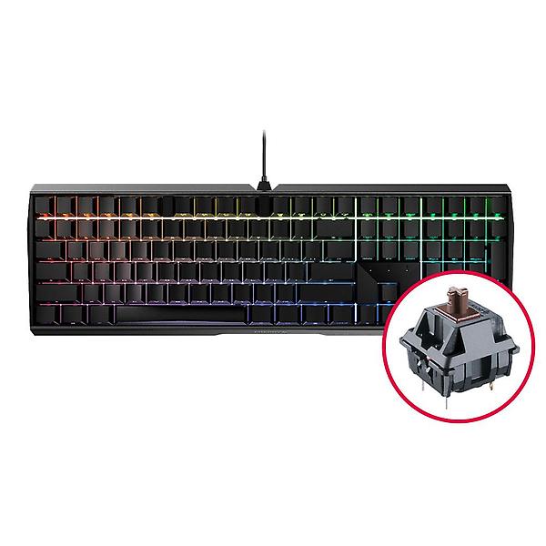  체리 MX 3.0S RGB 게이밍 기계식 키보드 블랙 갈축