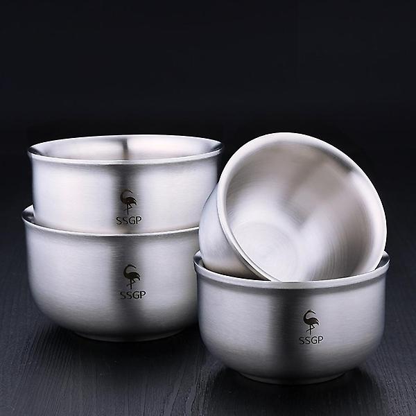 [도매토피아/[쿠킹스]이중 스텐 그릇(1] [쿠킹스]이중 스텐 그릇(15.5cm)/밥공기 국그릇 식기