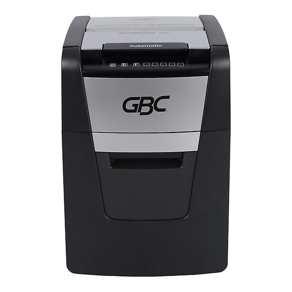 [카피어랜드/문서세단기 GBC Shred] 문서세단기 GBC ShredMaster 100X 자동급지 최대 100매 34L 사무실파쇄기 종이세절기...