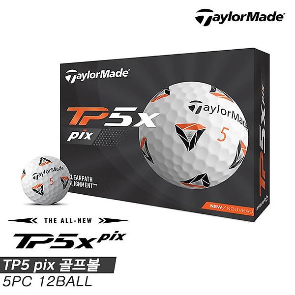 [테일러메이드/TP5x pix 골프볼] [테일러메이드코리아정품]2021 테일러메이드 TP5x pix 골프볼/골프공[남여공용][5피스 12알][화...