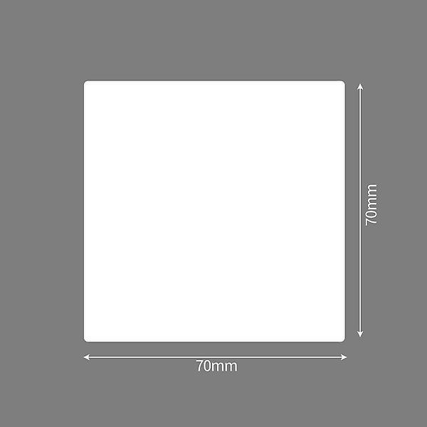  바코드 감열 롤라벨 500매 70x70mm 정사각 라벨스티커