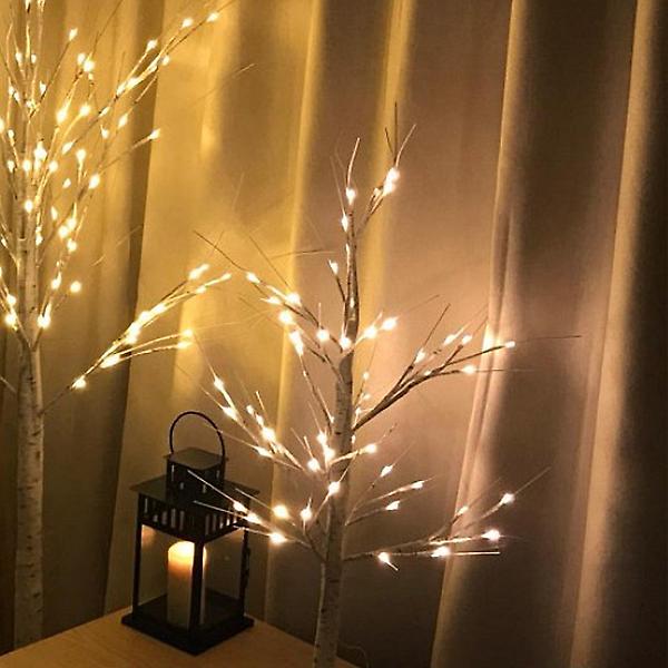  자작나무 LED 무드등 / USB 단스탠드 나무등