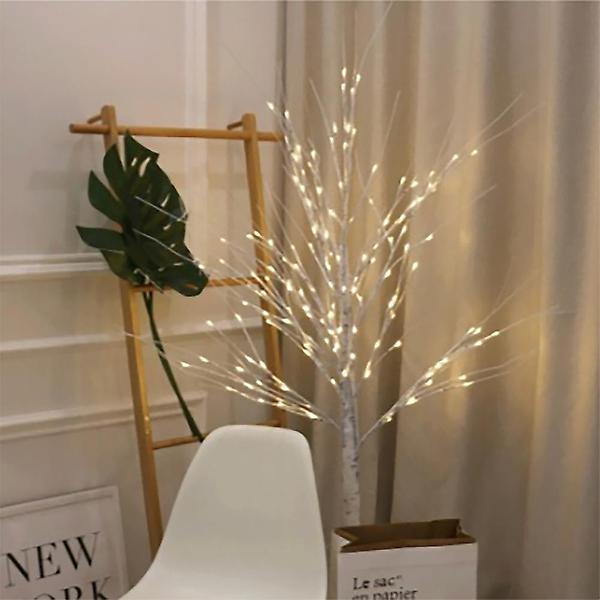  1.2M 자작나무 LED 무드등 / USB 스탠드 나무등