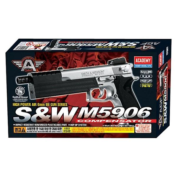 [아카데미과학/PM-00001] 핸드건 에어소프트건 SW M5906 Compensator 권총
