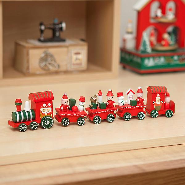 [도매토피아/TREE-00003] 원목 성탄 꼬마 기차/오너먼트 크리스마스장식소품