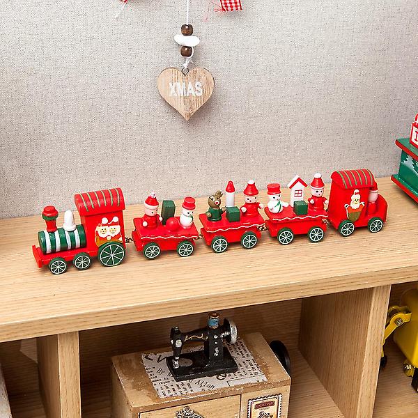 [도매토피아/TREE-00003] 원목 성탄 꼬마 기차/오너먼트 크리스마스장식소품
