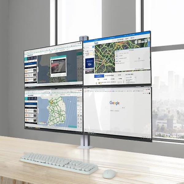  CamelMount MSC32Q 쿼드 다중모니터암 32인치 이하 4대 거치가능