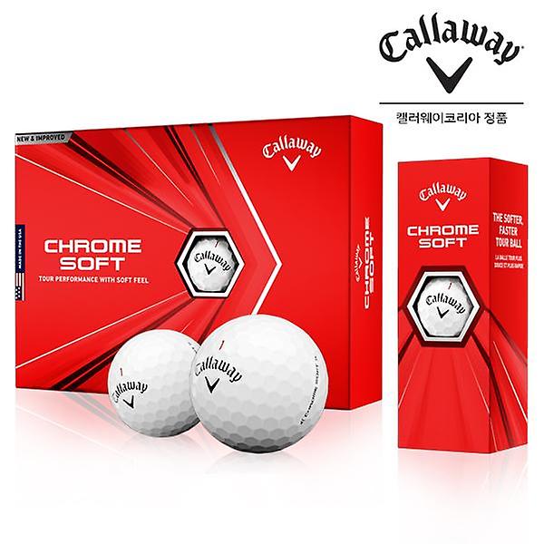 [캘러웨이/HTR-00002] [한국캘러웨이골프 정품]2020 CHROME SOFT GRAPHENE(크롬소프트20 그래핀) 골프볼 [4피스/12...