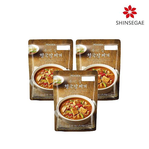  [피코크] 우리집 청국장찌개 500g x 3팩