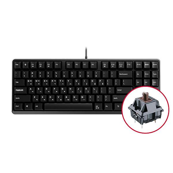  체리 G80-3000S TKL 기계식 키보드 블랙 갈축