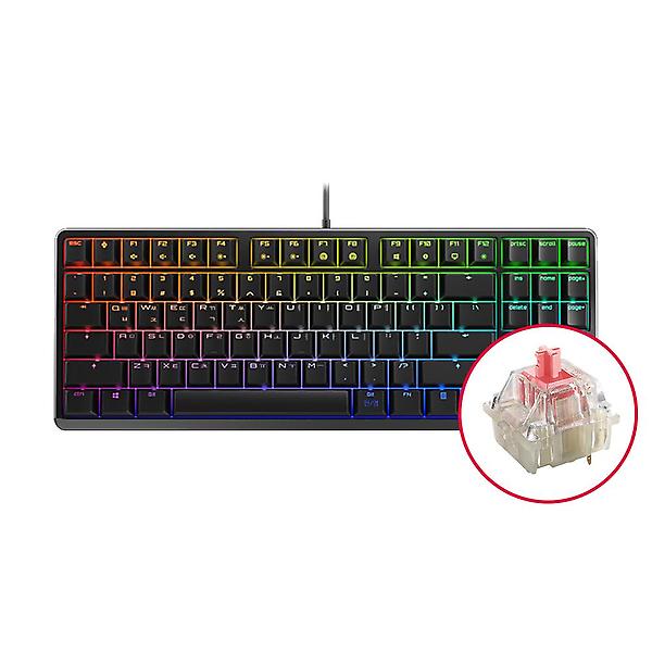  체리 G80-3000S TKL RGB 기계식키보드 블랙 저소음적축