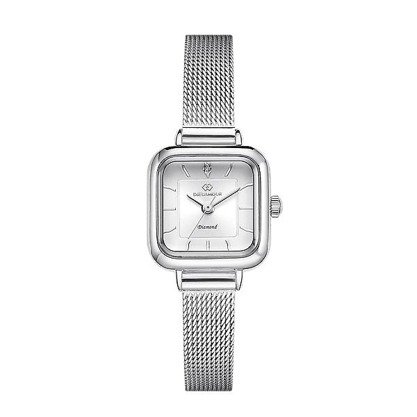 [디유아모르/BWI-00001] 디유아모르 여성 메쉬밴드시계 DAW6202MS-SW 다이아몬드 시계
