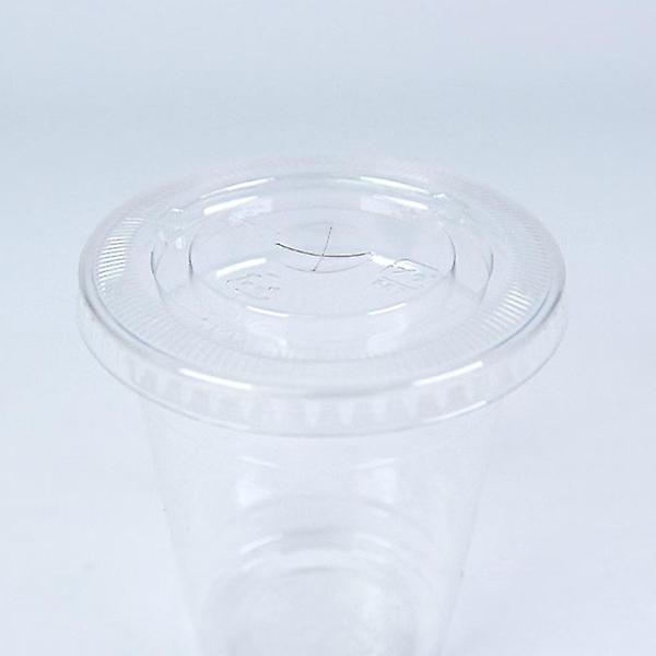 [판매처에 문의/KOKO00001] 테이크아웃 PET 투명 아이스컵 평뚜껑 92mm 1,000개 1박스