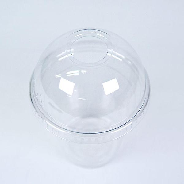  테이크아웃 PET 투명 아이스컵 돔뚜껑 107mm 500개 1박스