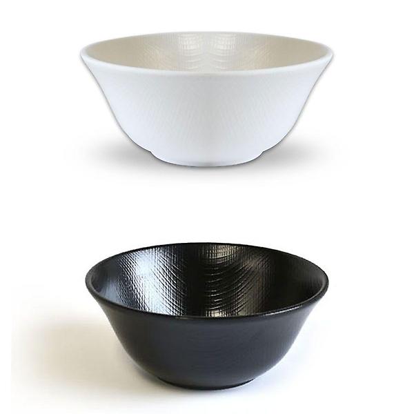  멜라민 대접 라면 우동 면그릇 20.2x8.4cm 24호 블랙