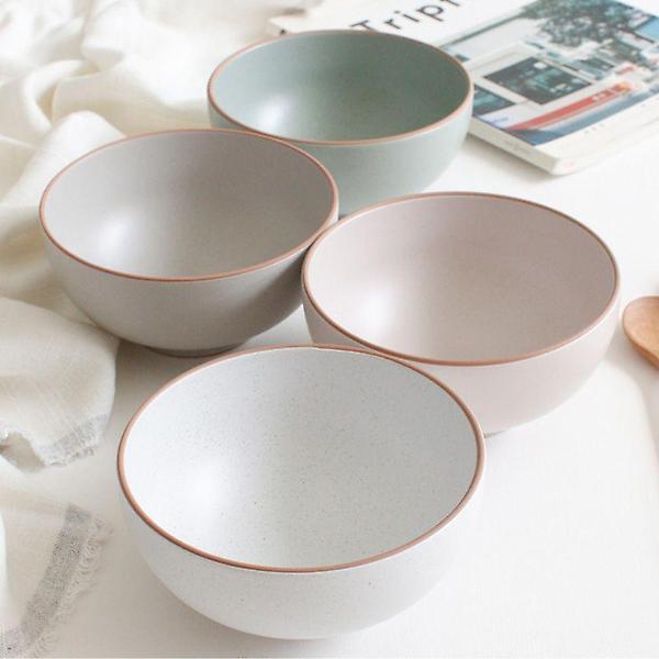  도자기 대접 한식 탕기 손님 초대 한식 상차림 국대접