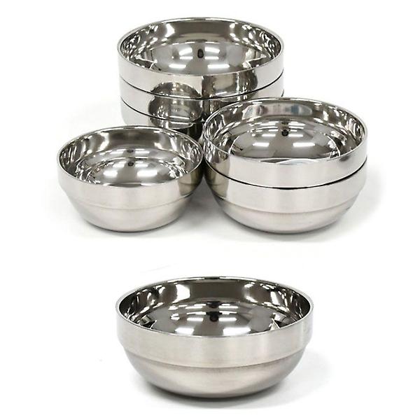  2중 보온 보냉 스텐 밥그릇 밥공기 국그릇 12.8cm 3호