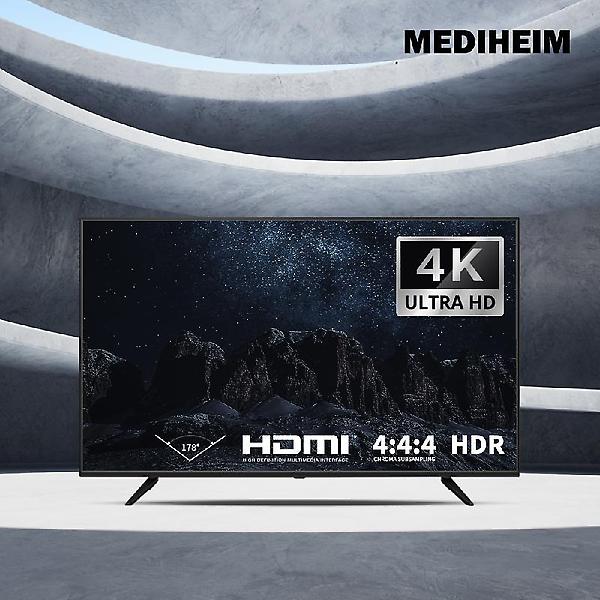   메디하임 55인치 UHD TV 정품패널 1등급 티비 X5500UHD Z HDR