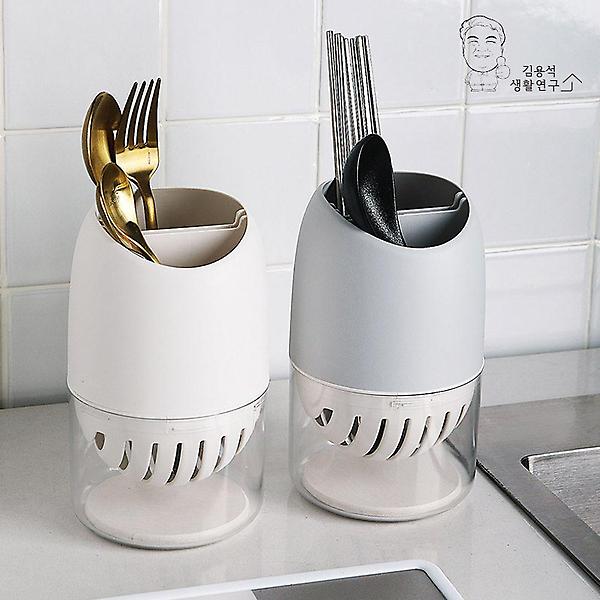  위생적인 순간건조 규조토 수저통 수저꽂이A